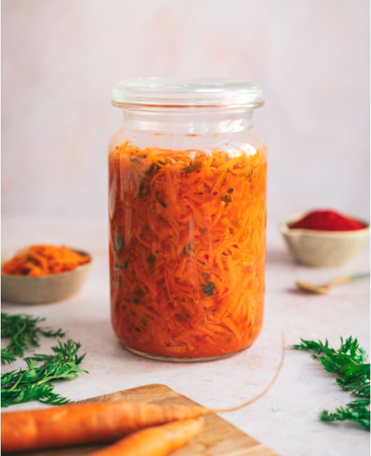 Fermentierte Möhren